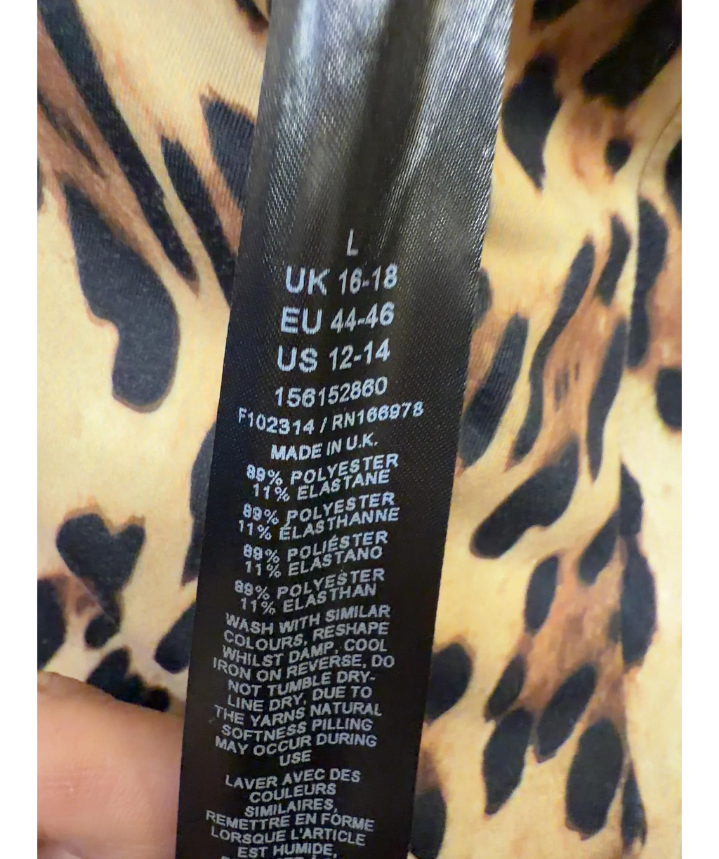 ASOS Brown Colour, size UK 16 — care label