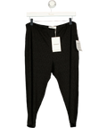 TOPSHOP Black black lace trousers, size UK 16 — front