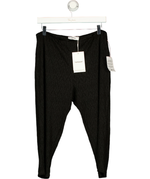 Topshop Black Lace Capri Trousers UK 16
