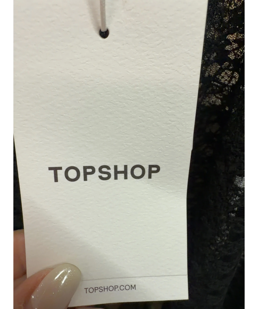TOPSHOP Black Colour, size UK L — detail