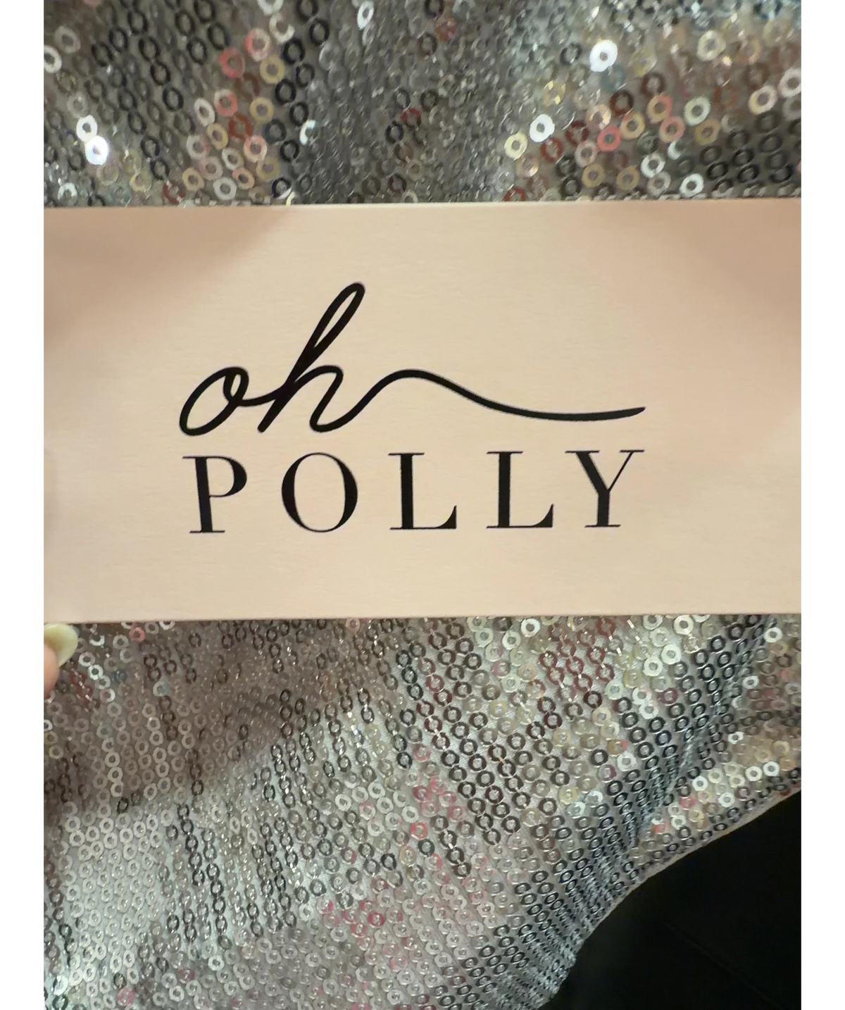 OH POLLY silver Colour, size UK 16 — detail