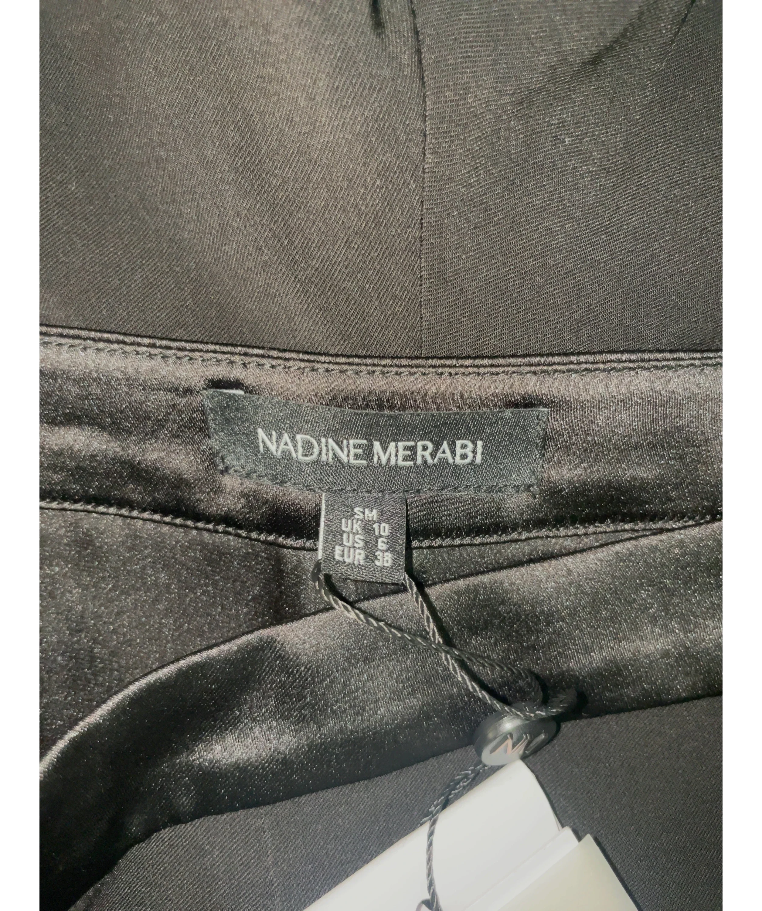 NADINE MERABI Black Colour, size UK 10 — detail