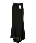 NADINE MERABI Black Carolina Black Maxi Skirt, size UK 10 — front