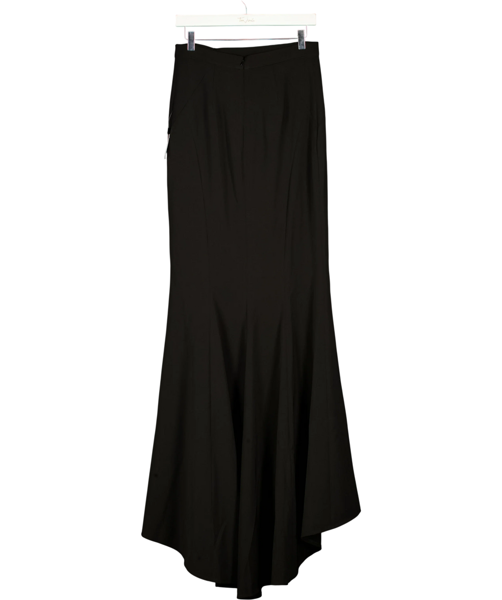 NADINE MERABI Black Carolina Black Maxi Skirt, size UK 10 — back