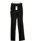 NADINE MERABI Black Charlotte Black Crepe Trousers, size UK 10 — front