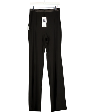 Nadine Merabi Charlotte Black Crepe Trousers UK 10