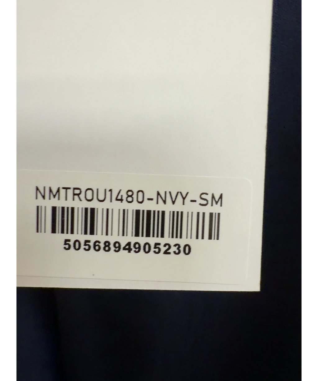 NADINE MERABI Blue Marni Navy Trousers, size UK 10 — detail