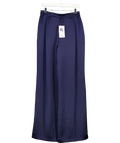 NADINE MERABI Blue Marni Navy Trousers, size UK 10 — front