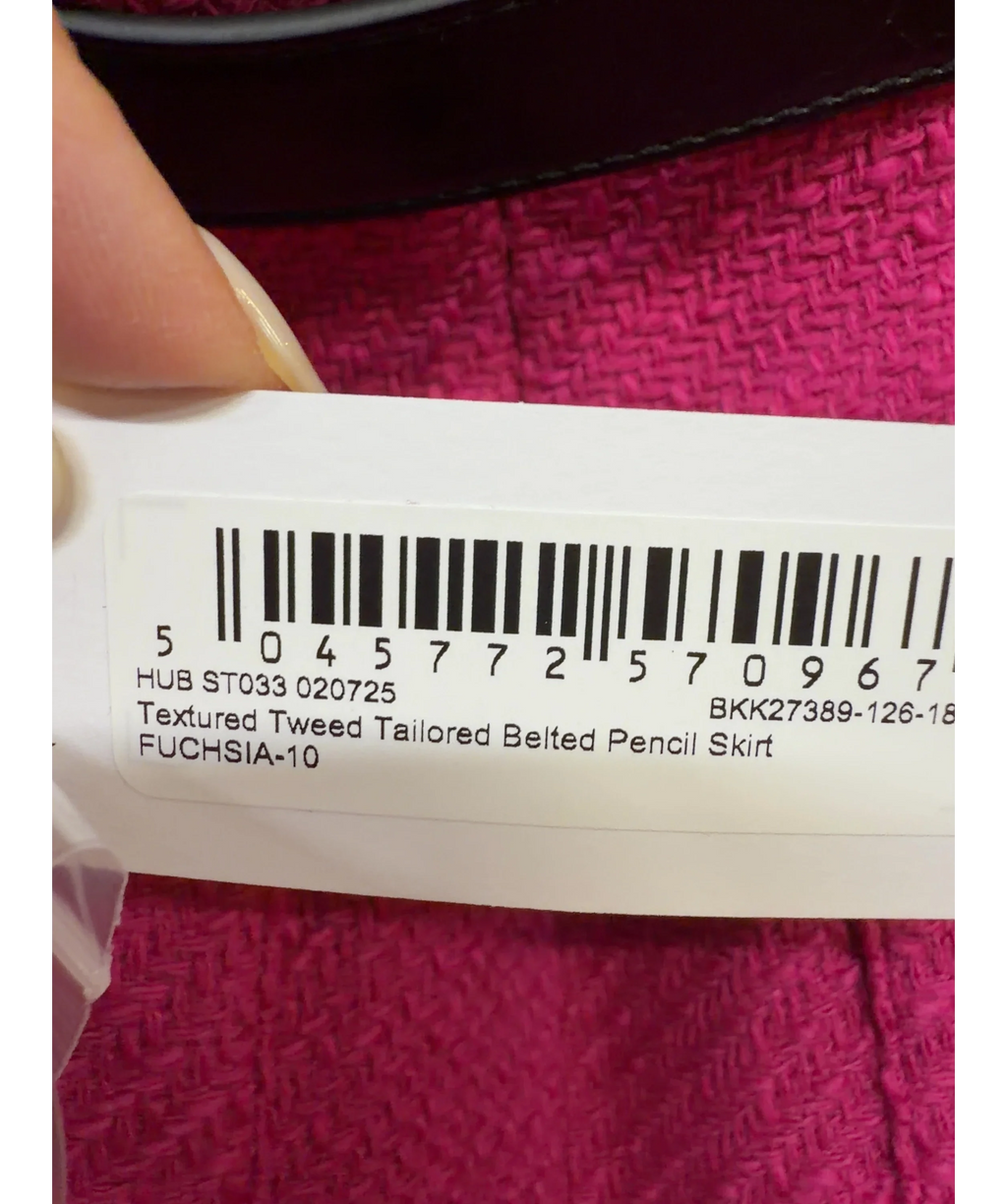 KAREN MILLEN Pink Colour, size UK 10 — care label