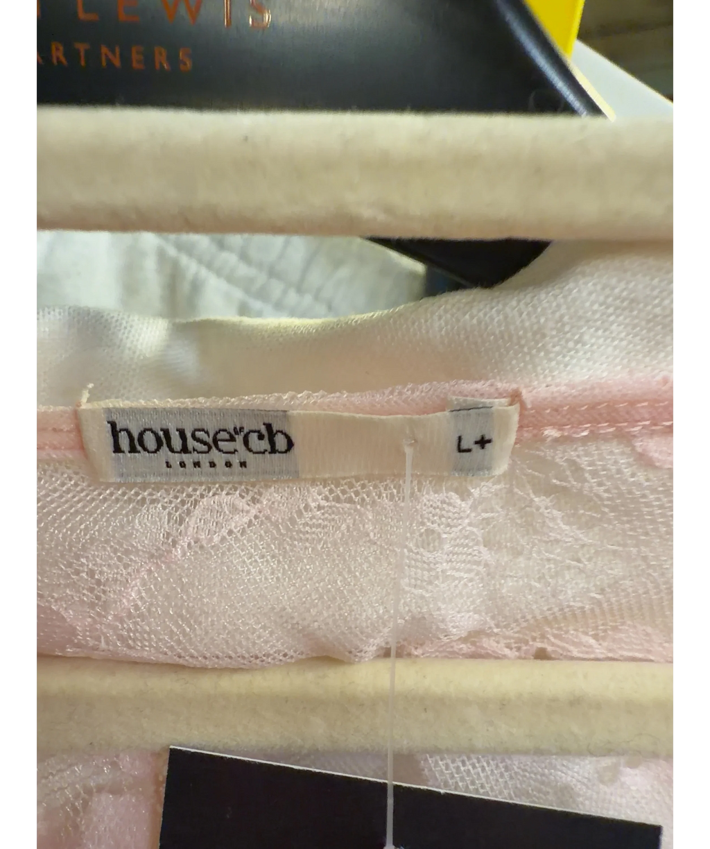 House of CB Pink Colour, size UK L — label
