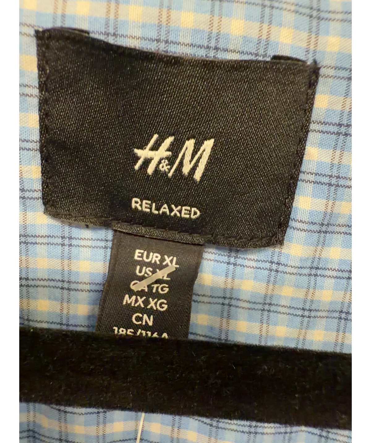 H&M Blue Colour, size UK XL — detail