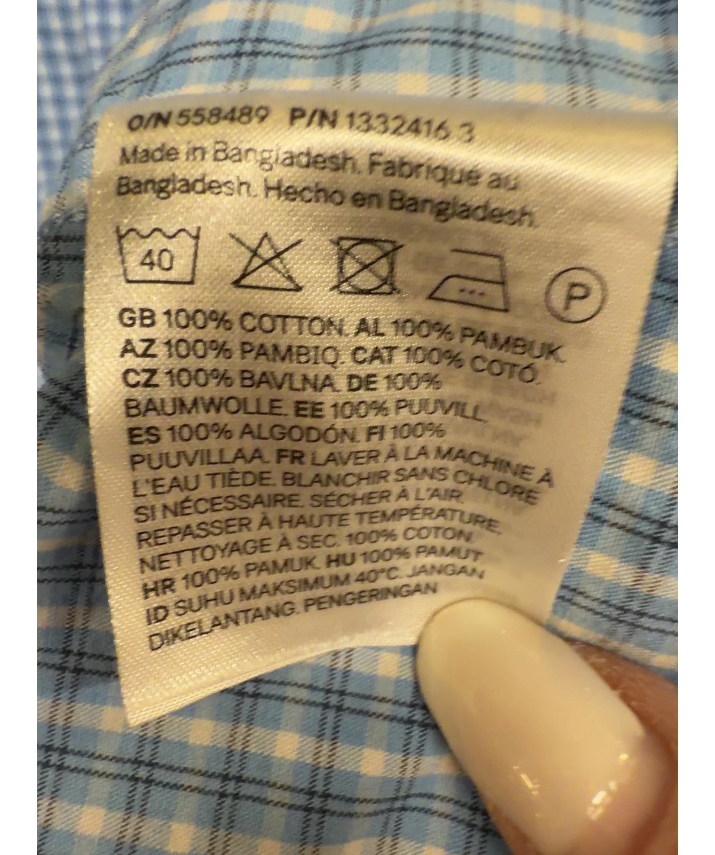 H&M Blue Colour, size UK XL — label