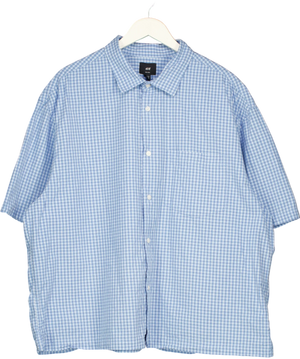 H&M Blue And White Pocket Shirt UK XL