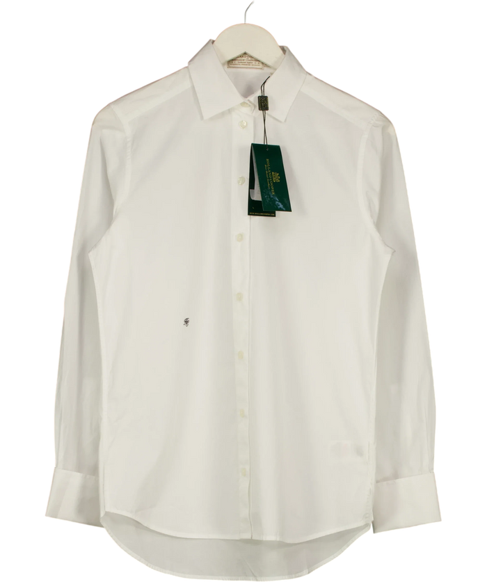 Holland Cooper Relaxed Fit Shirt White UK 8