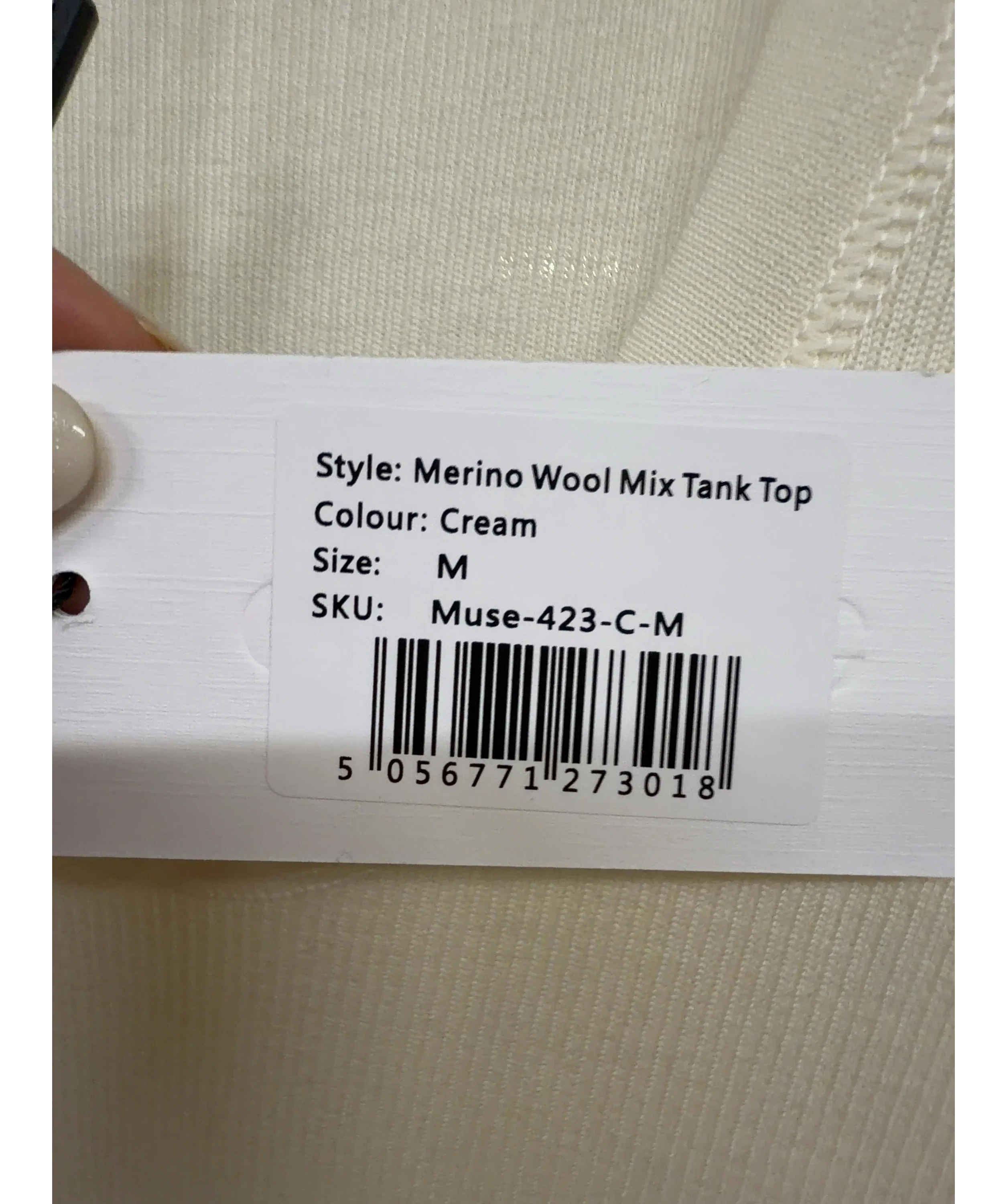 ODD MUSE Cream Colour, size UK M — detail