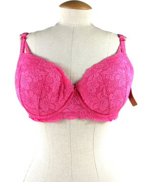 VICTORIA'S SECRET PINK  Floral Lace Balcony Push-Up Bra UK 36DD