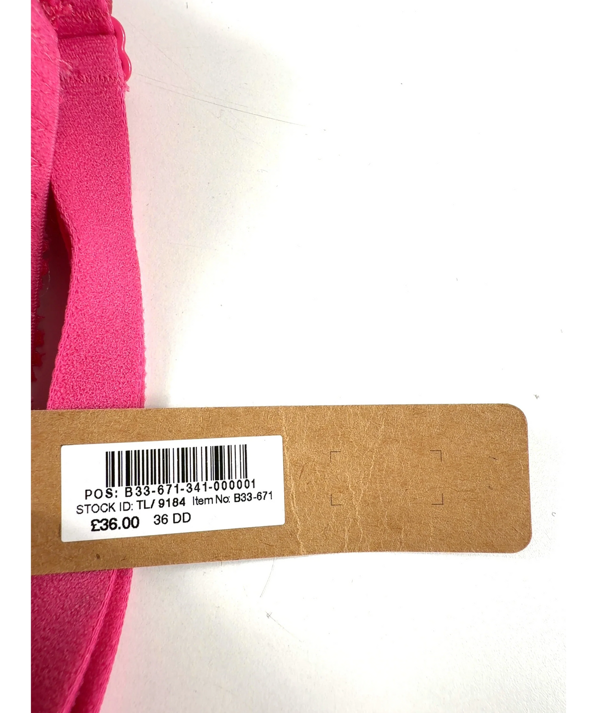 VICTORIA'S SECRET PINK  Floral Lace Balcony Push-Up Bra UK 36DD — Materials