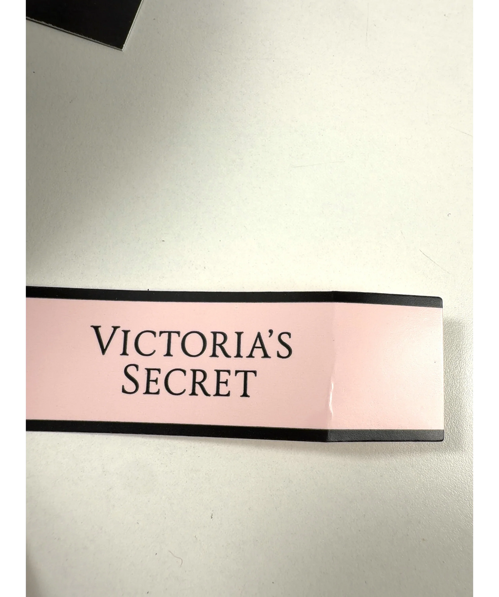 VICTORIA'S SECRET Black Black Lightly Lined Demi Lace Bra, size UK 36DD — detail