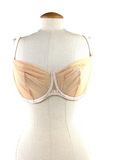 FLEUR OF ENGLAND Beige Fleur Du Jour Balcony Bra Blush UK 36DD
