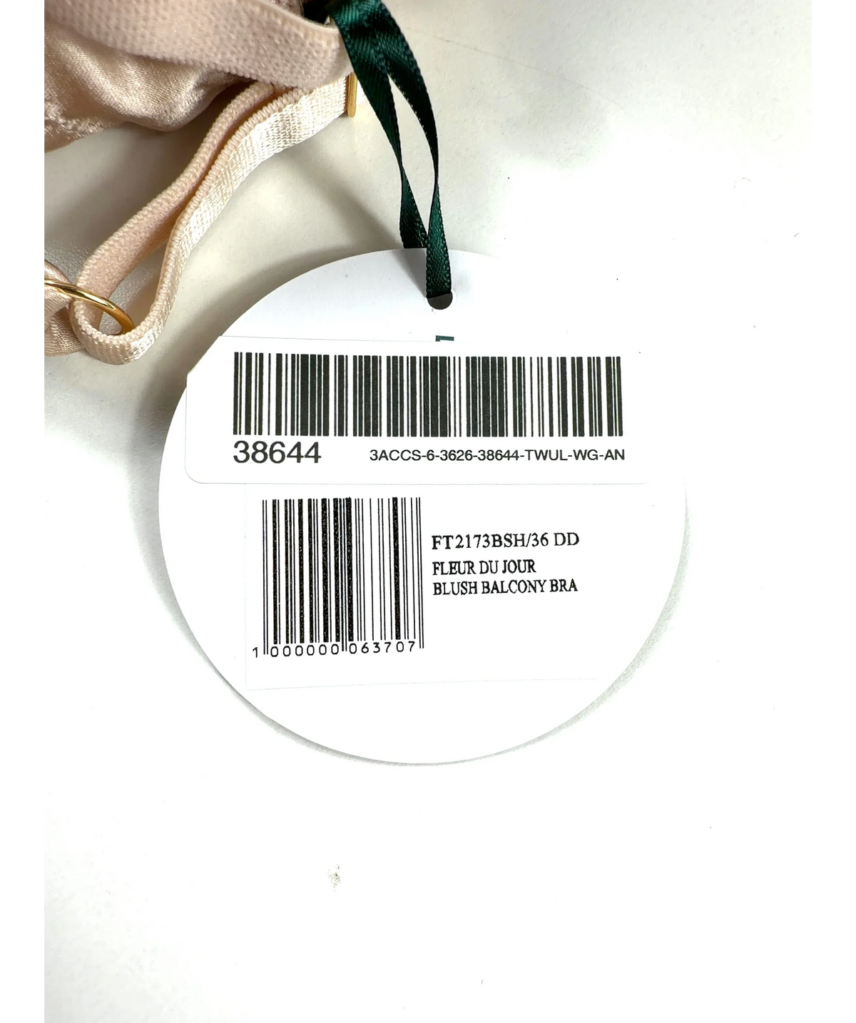 FLEUR OF ENGLAND Beige Fleur Du Jour Balcony Bra Blush UK 36DD — Materials
