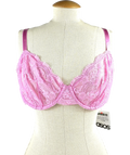 ASOS Pink Fuller Bust Lola Lace Underwired Bra, size UK 36DD — front