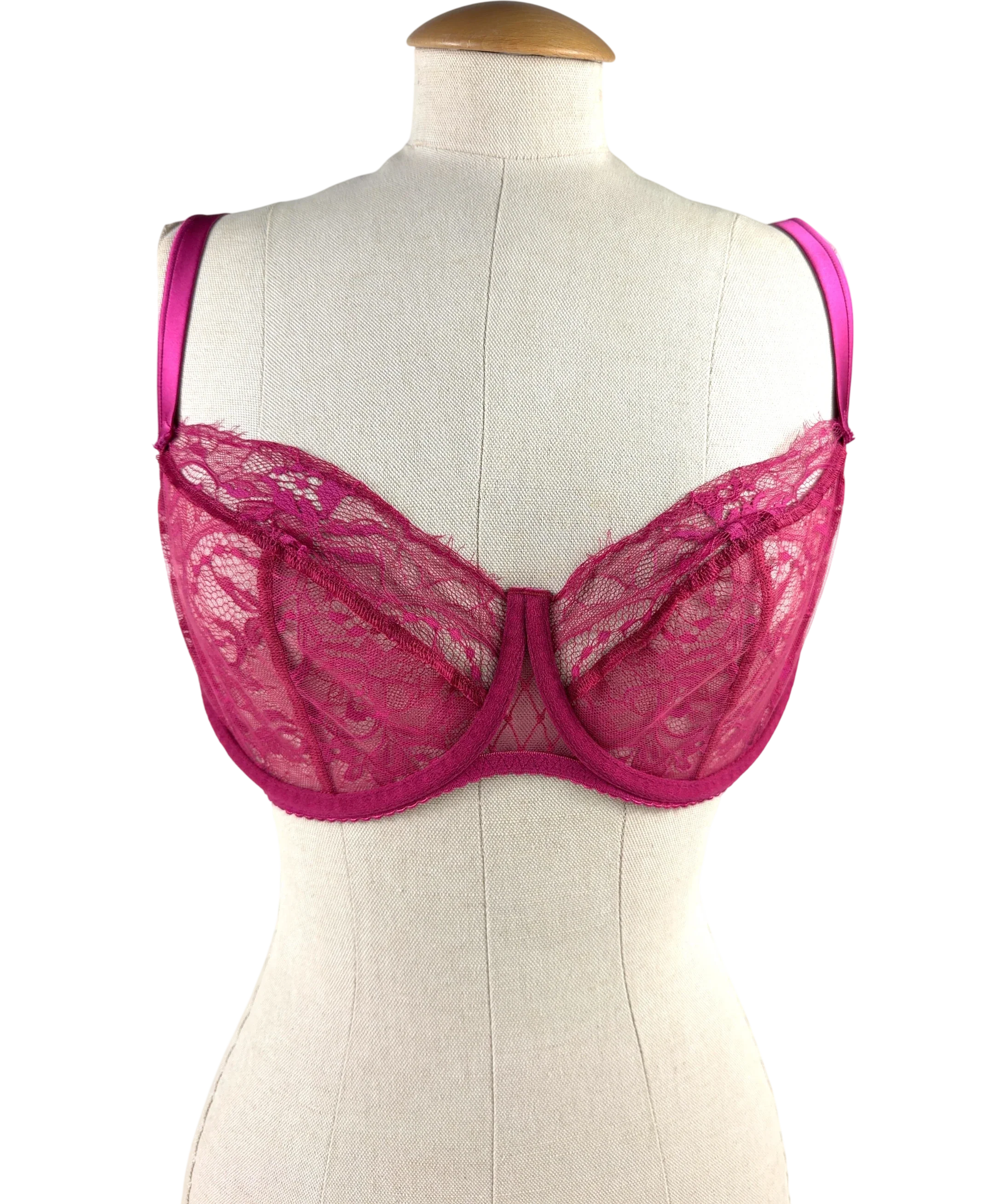 FLEUR OF ENGLAND Pink Colour, size UK 36DD — front