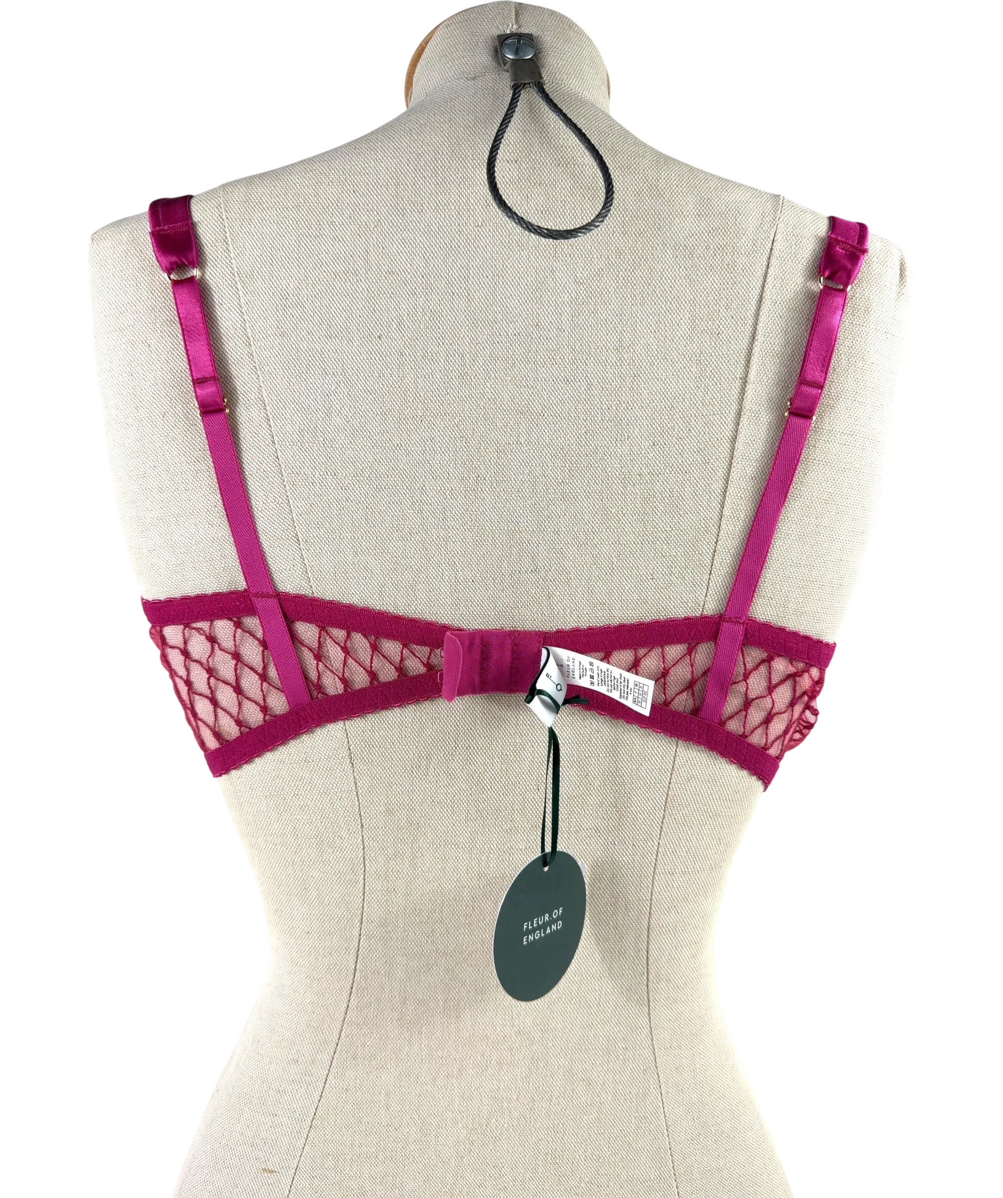 FLEUR OF ENGLAND Pink Colour, size UK 36DD — back