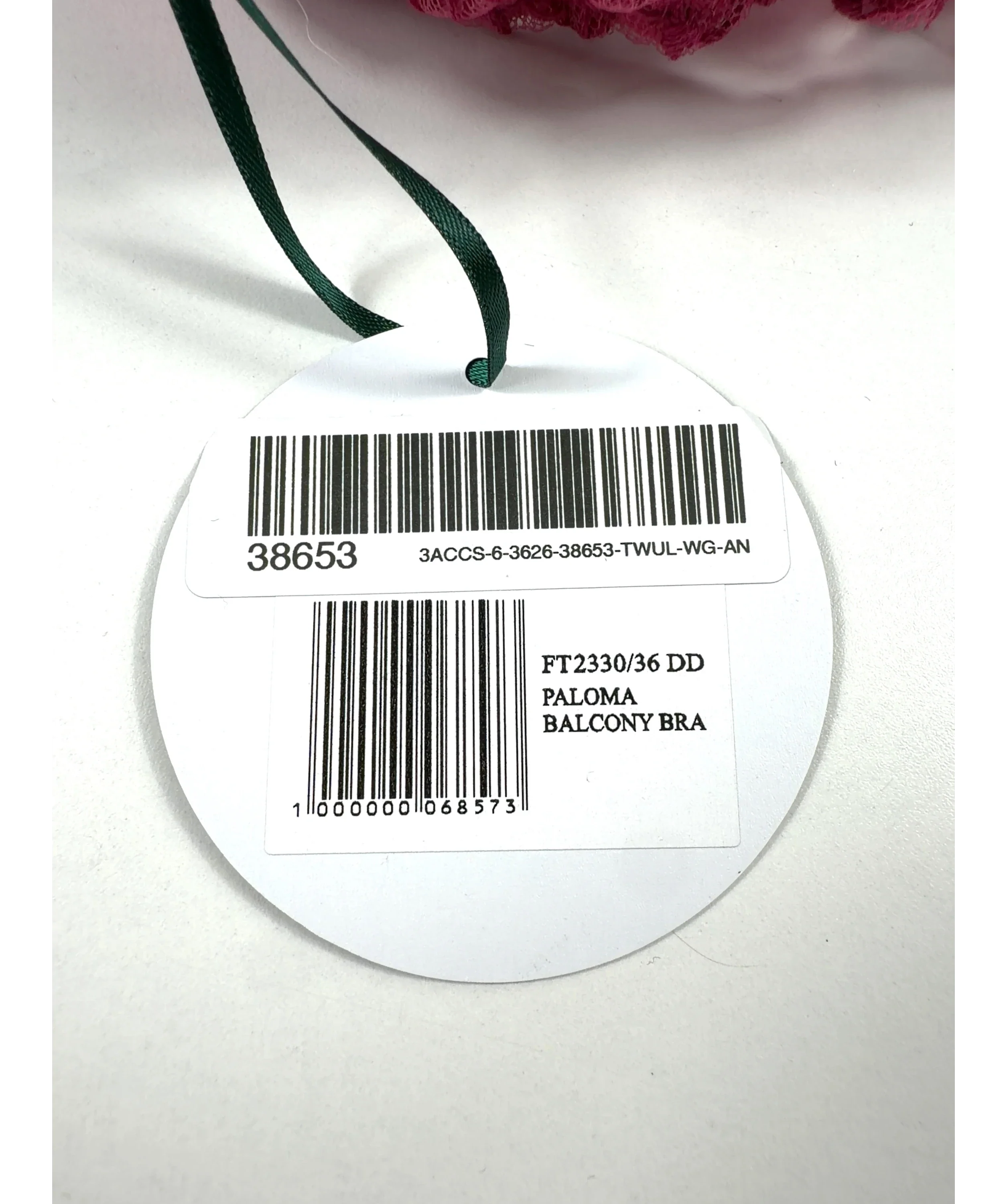 FLEUR OF ENGLAND Pink Colour, size UK 36DD — label