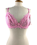 boux avenue Pink HEIDI PLUNGE BRA, size UK 36DD — front