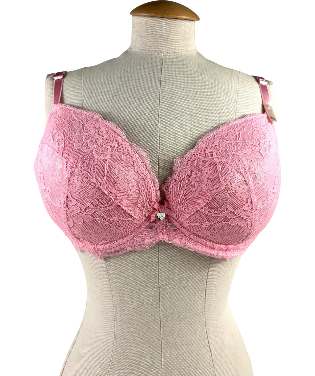 boux avenue Pink Mollie, size UK 36DD — front