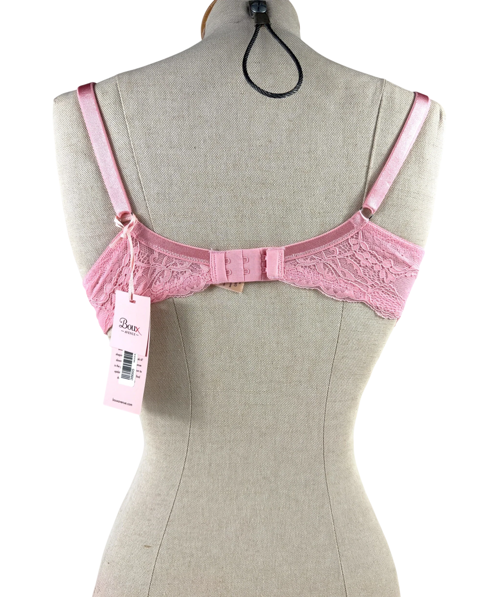 boux avenue Pink Mollie, size UK 36DD — back