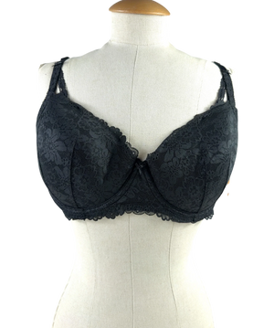 Victoria's Secret Lightly Lined Balconette Bra Black UK 36DD