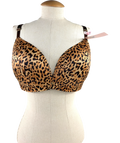 VICTORIA'S SECRET Brown So Obsessed Non-Wired Push-Up Bra, size UK 36DD — front