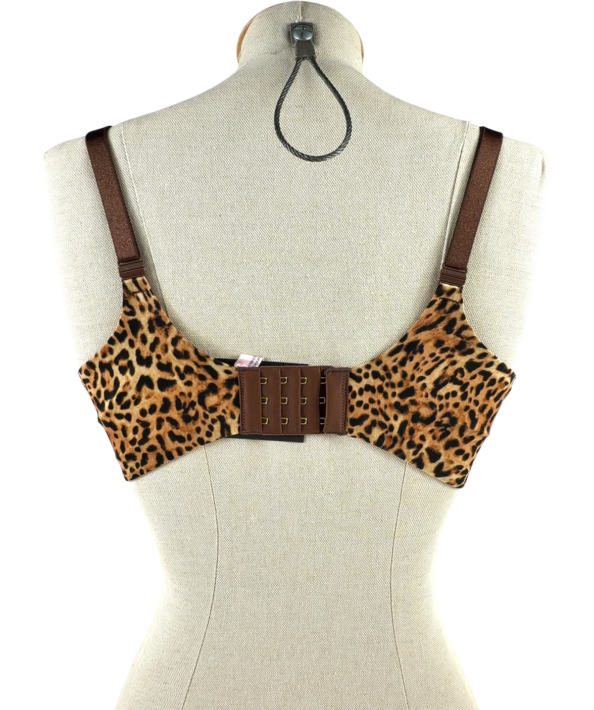 VICTORIA'S SECRET Brown So Obsessed Non-Wired Push-Up Bra, size UK 36DD — back