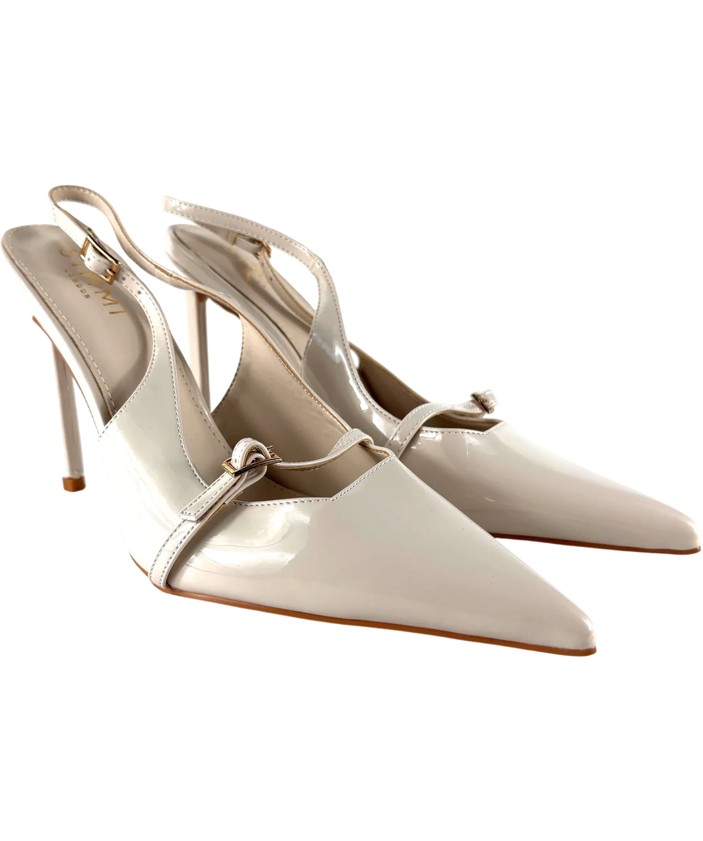 SIMMI Beige Sonya, size UK 8 EU 41 👠 — front