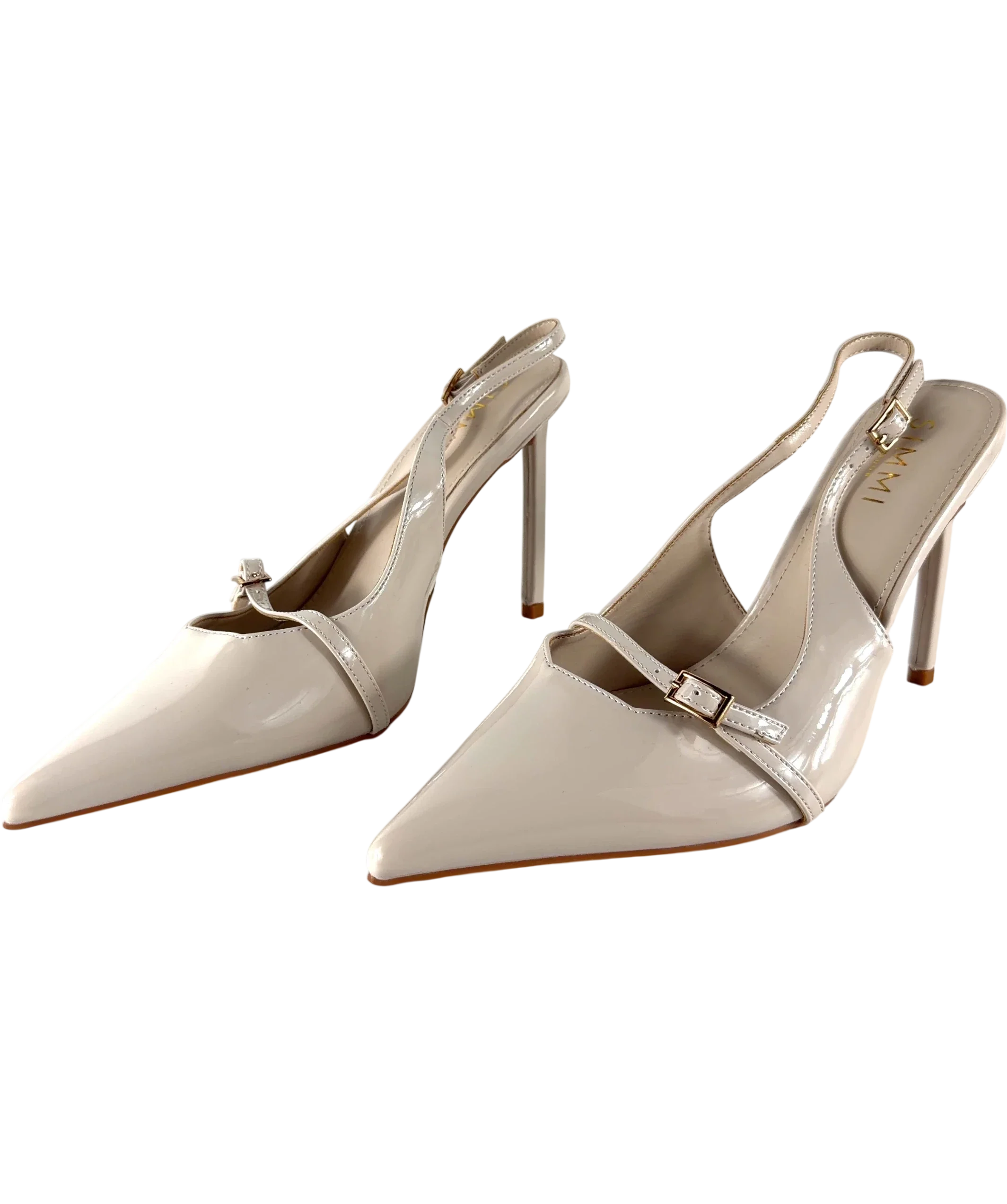 SIMMI Beige Sonya, size UK 8 EU 41 👠 — label