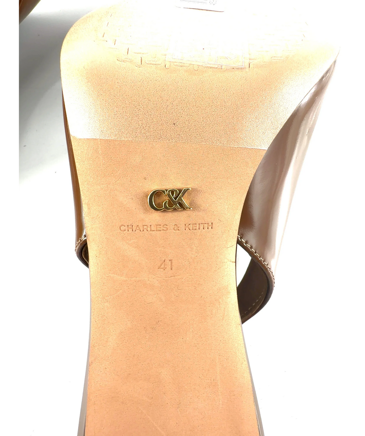 Charles & Keith Brown Pointed Slingback UK 8 — Size