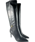 HOLLAND COOPER Black London Heel Boot, size UK 8 EU 41 👠 — front