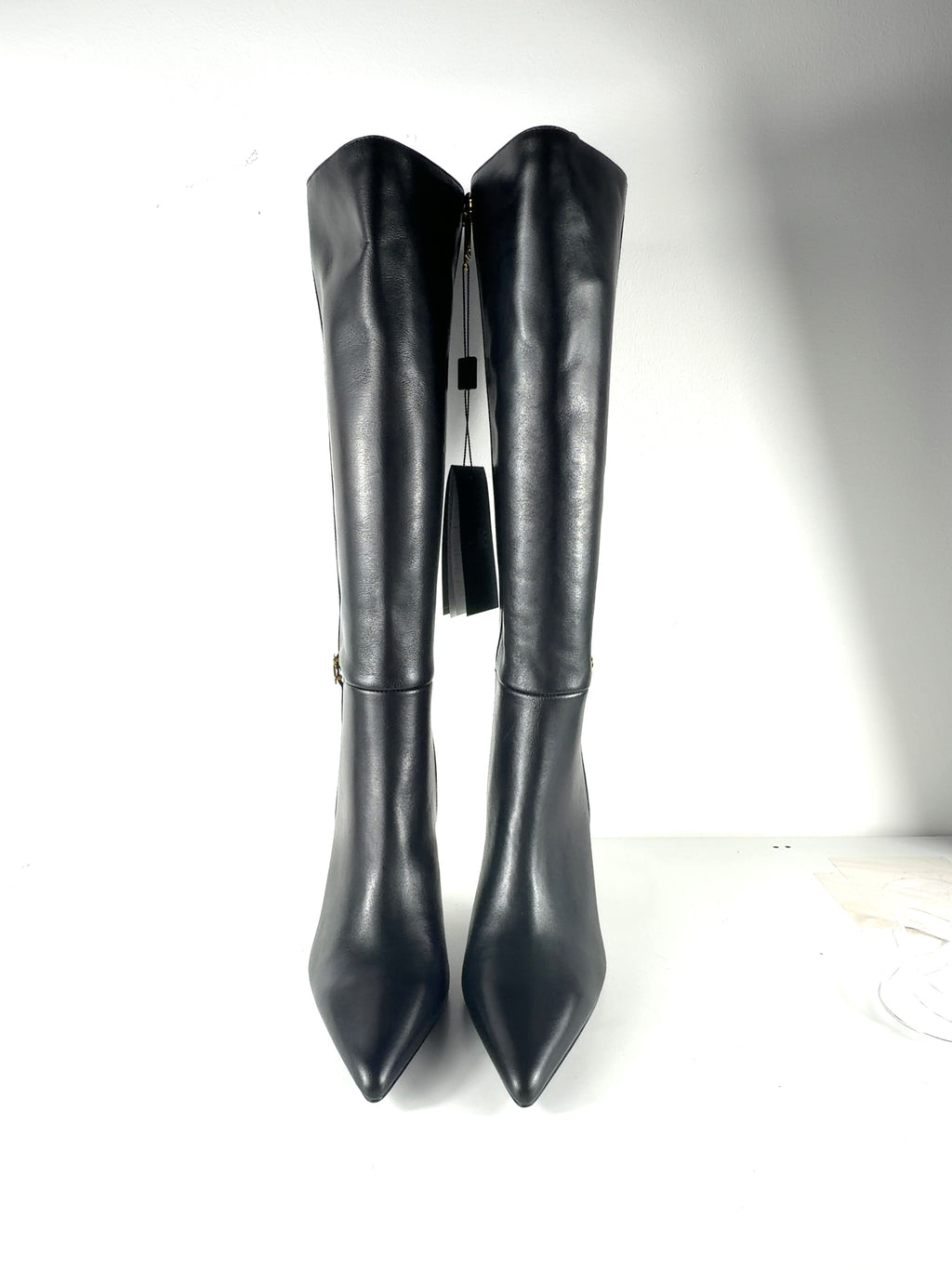 HOLLAND COOPER Black London Heel Boot, size UK 8 EU 41 👠 — detail