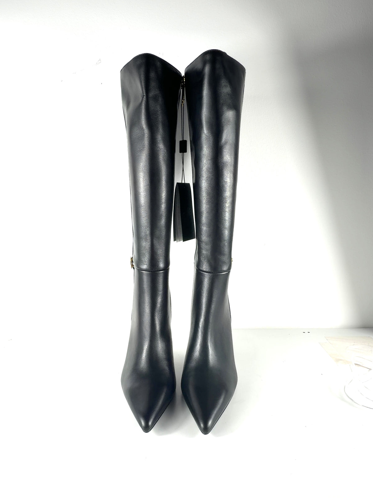 HOLLAND COOPER Black London Heel Boot, size UK 8 EU 41 👠 — detail