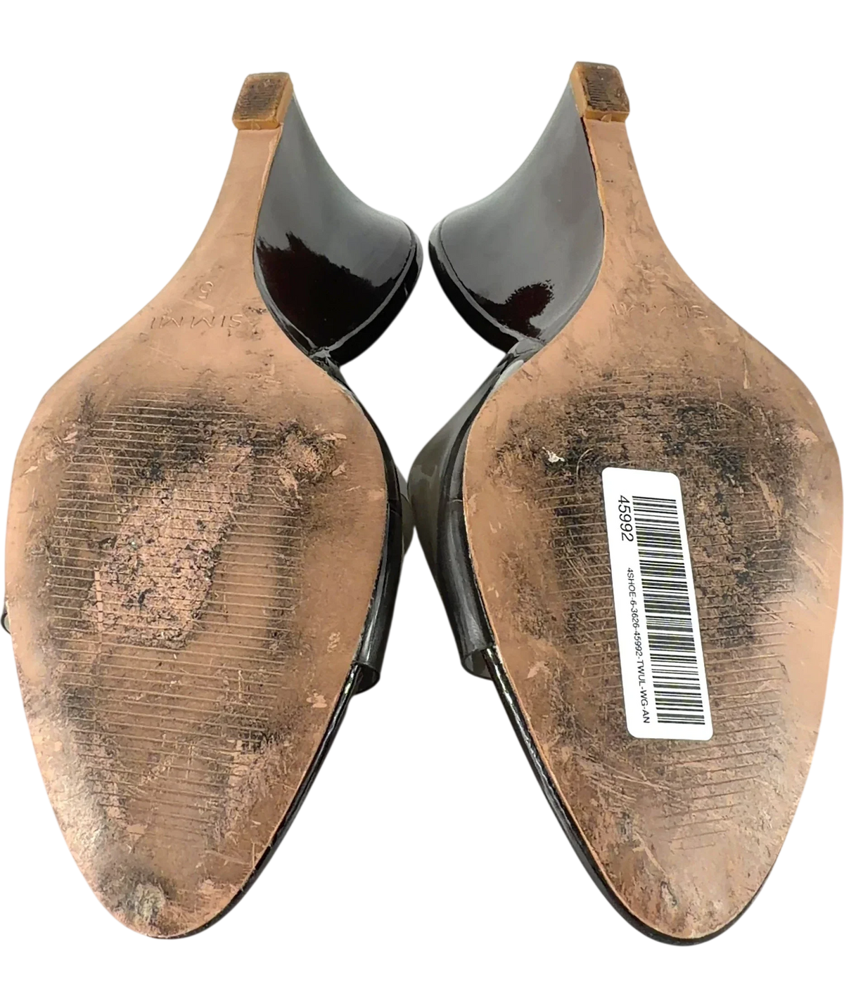 SIMMI Belize Mule Wedges Brown UK 5 — Sole