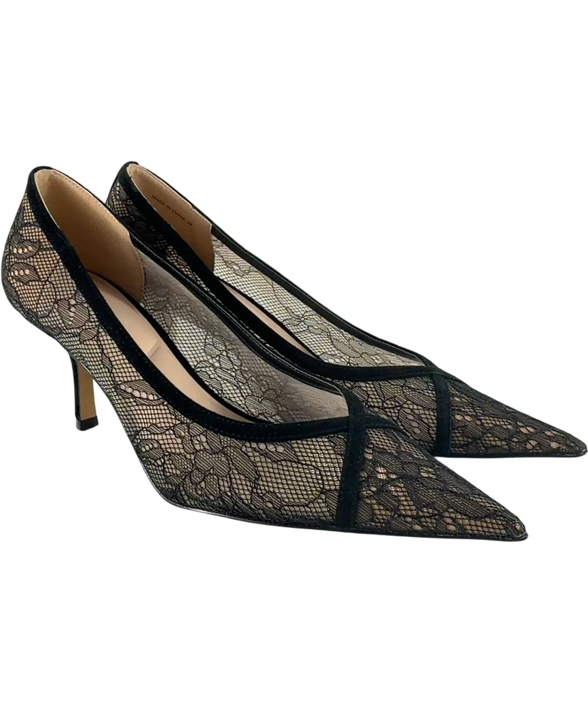 Dune Black Ascend, size UK 6 EU 39 👠 — front