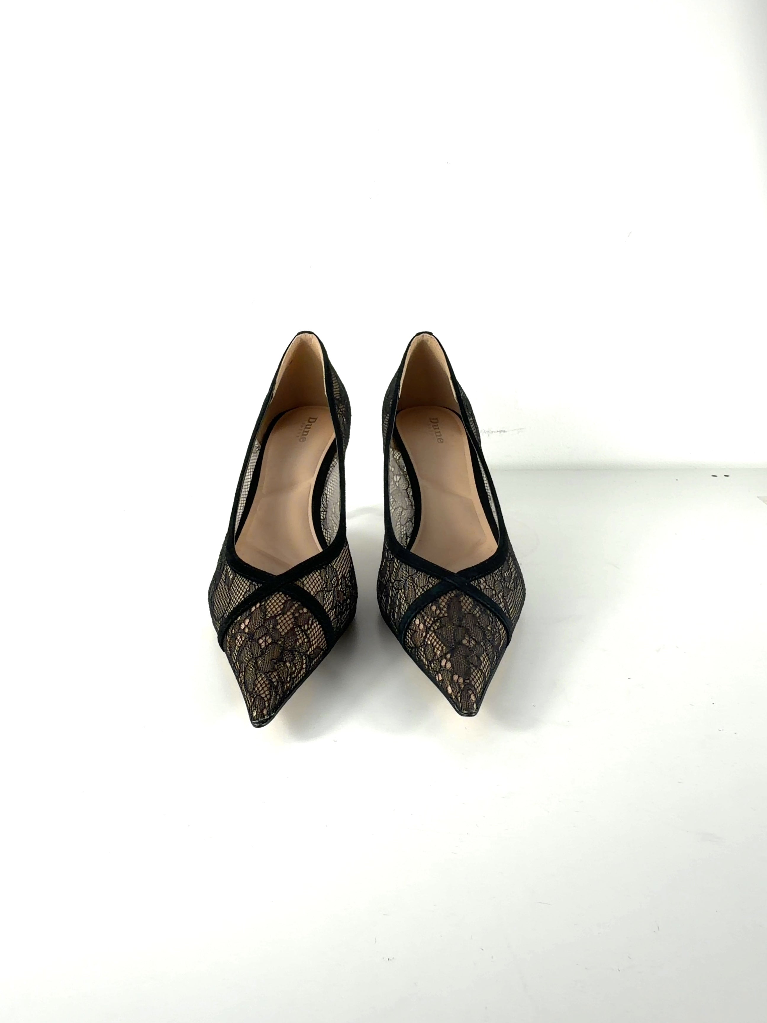 Dune Black Ascend, size UK 6 EU 39 👠 — detail