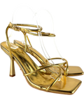 Public Desire gold Colour, size UK 6 EU 39 👠 — front