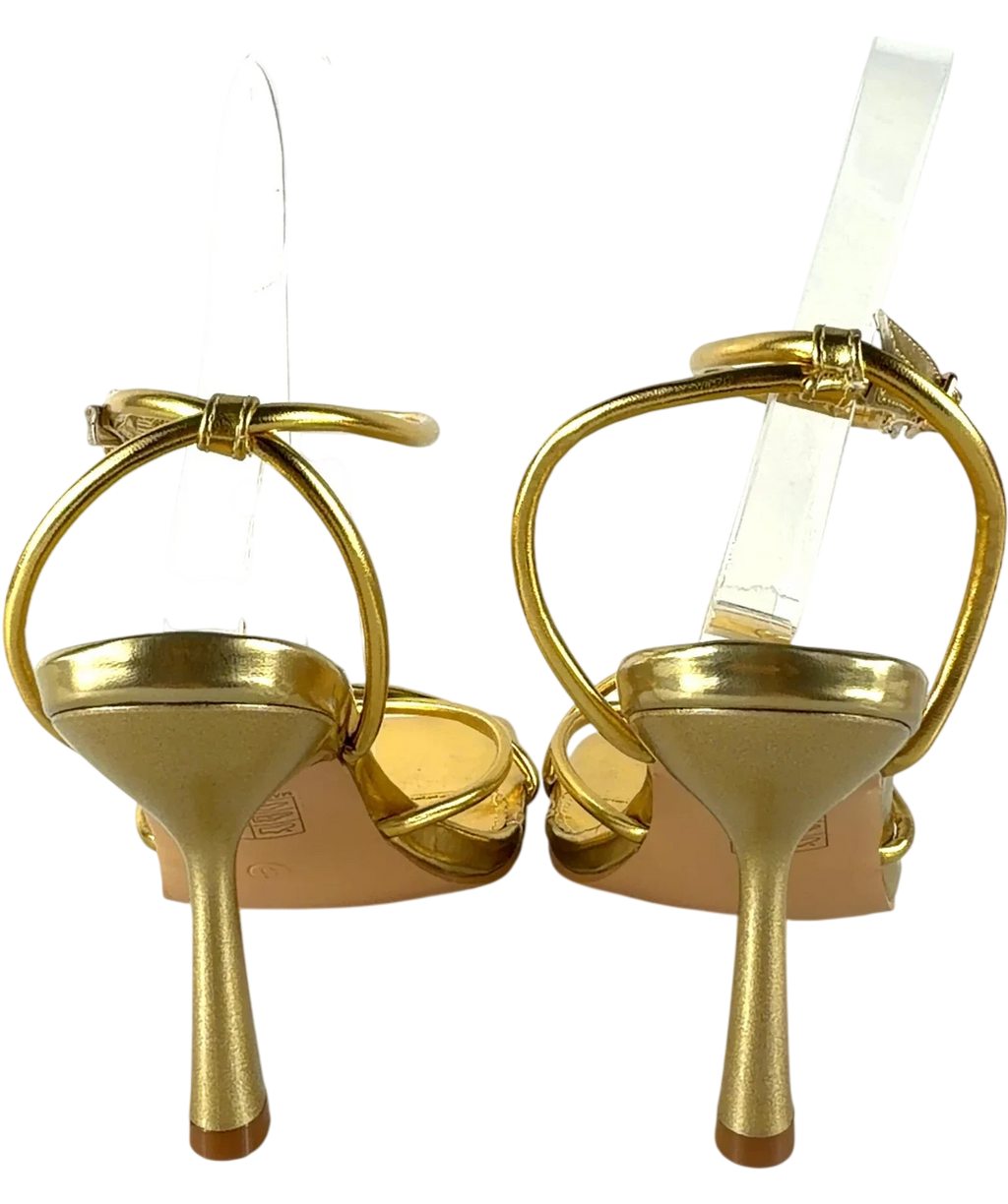 Public Desire gold Colour, size UK 6 EU 39 👠 — back