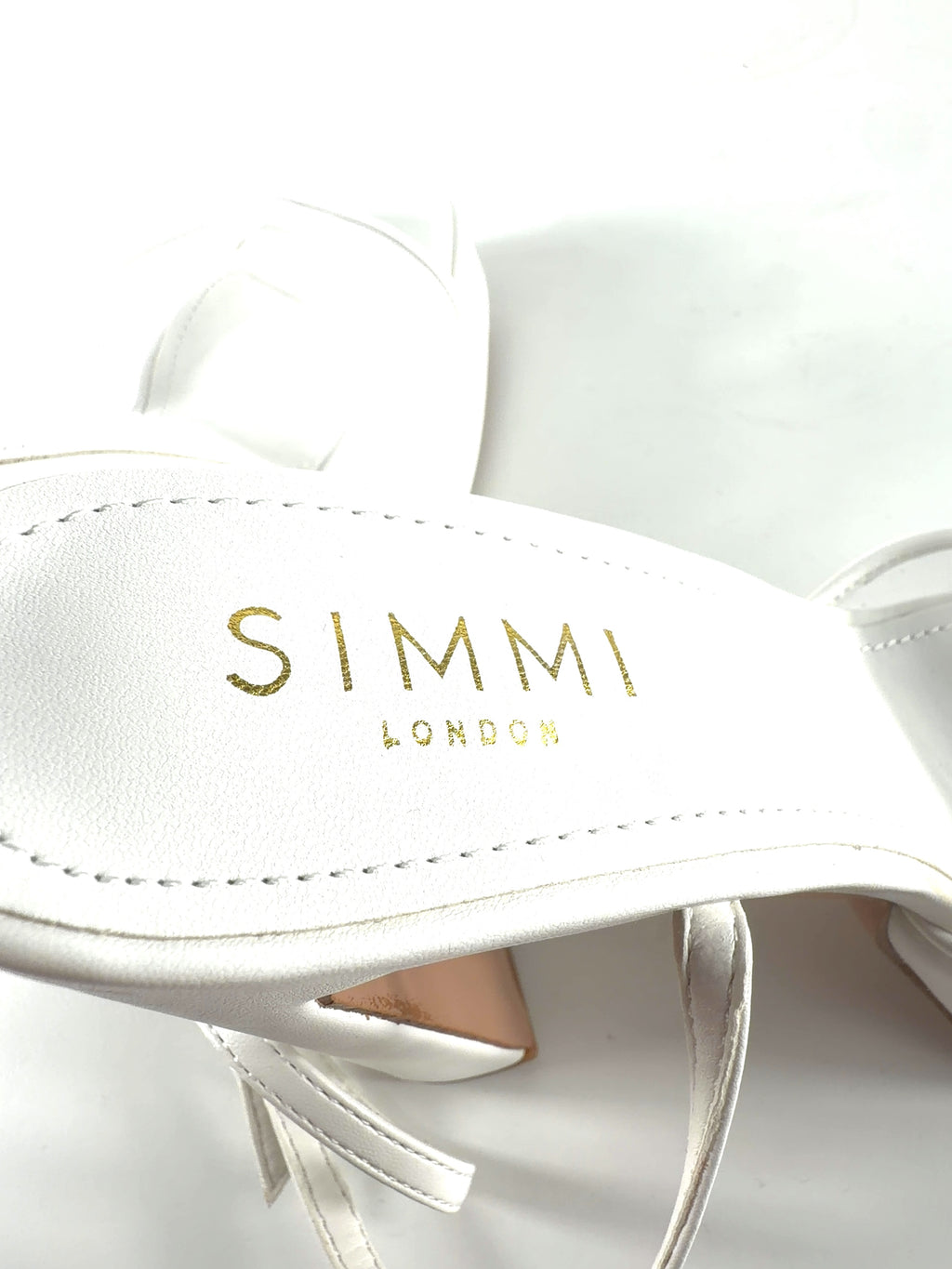 SIMMI White Maple White Mesh Platform Heeled Sandals, size UK 5 EU 38 👠 — care label