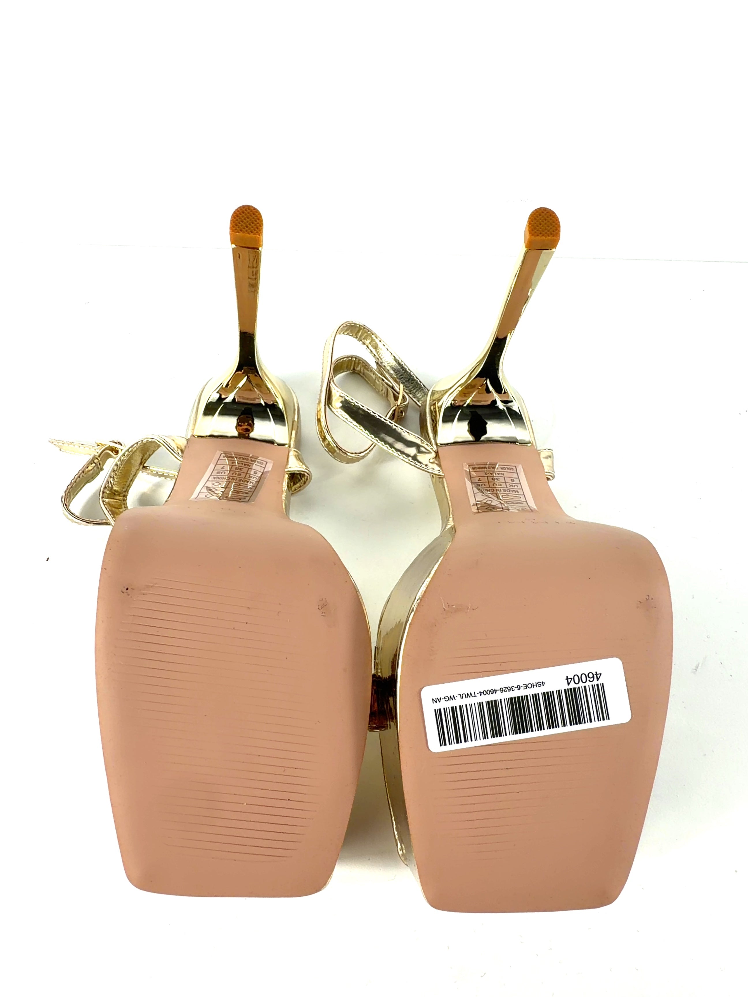 SIMMI Metallic Nalai Gold Mirror Platform Heeled Sandals UK 5, size UK 5 EU 38 👠 — view 8