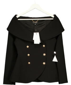 Nadine Merabi Abigail Blazer Black Uk 8