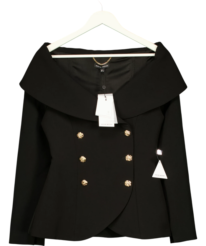 Nadine Merabi Abigail Blazer Black Uk 8