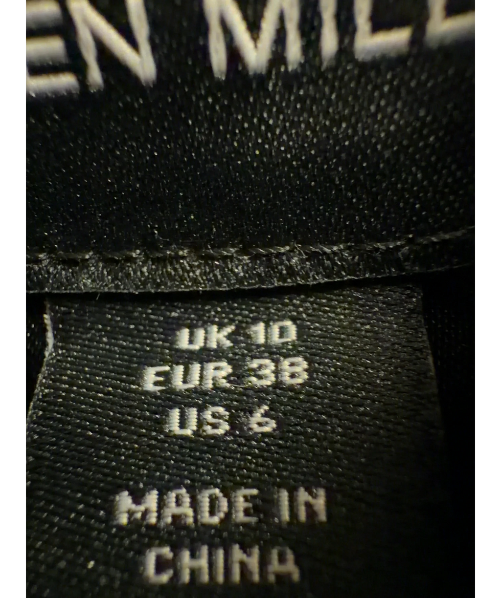 KAREN MILLEN Brown Colour, size UK 10 — care label